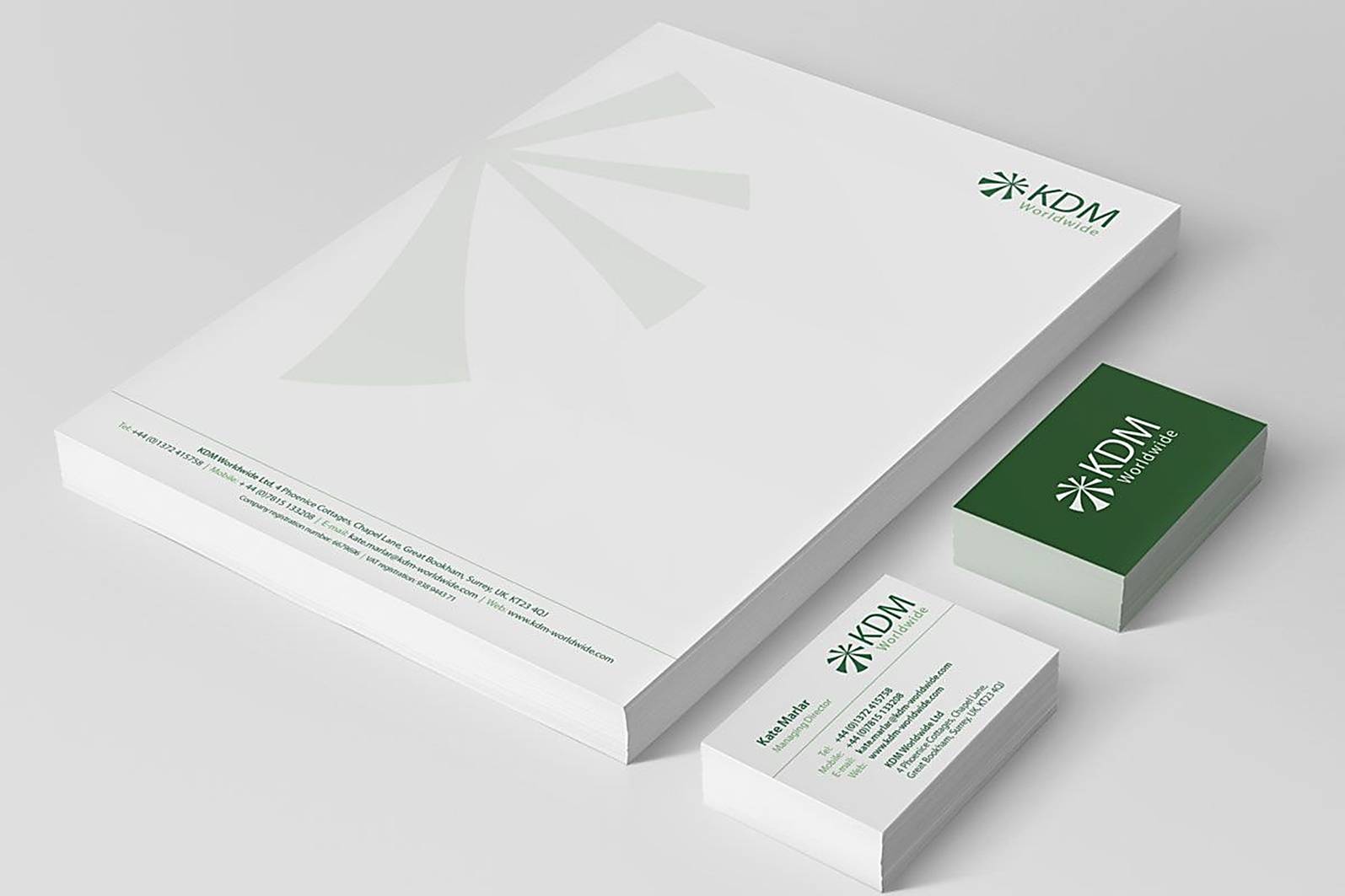 stationary and business cards